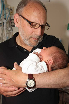 Ed Levien with grandson Rafael in 2013