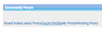 Forum Profile link